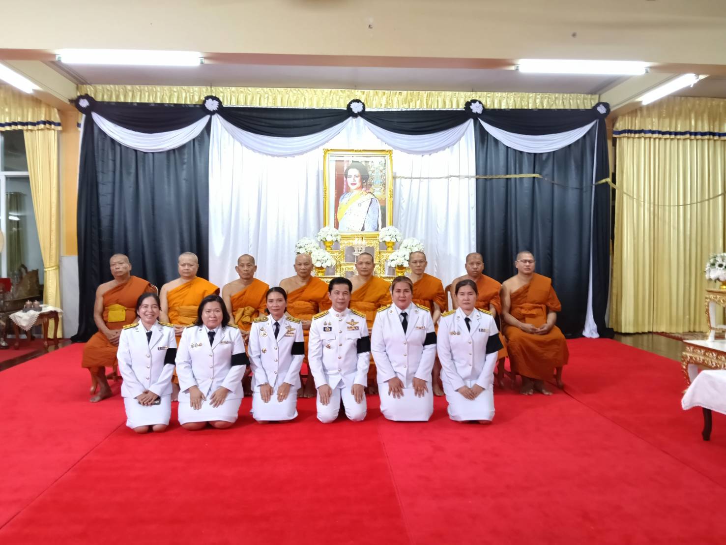 พช.เมืองสระบุรี ร่วมพิธีบำเพ็ญกุศลปัญญาสมวาร 50 วัน อุทิศถวายพระราชกุศลแด่สมเด็จพระนางเจ้าสิริกิติ์ พระบรมราชินีนาถ พระบรมราชชนนีพันปีหลวง