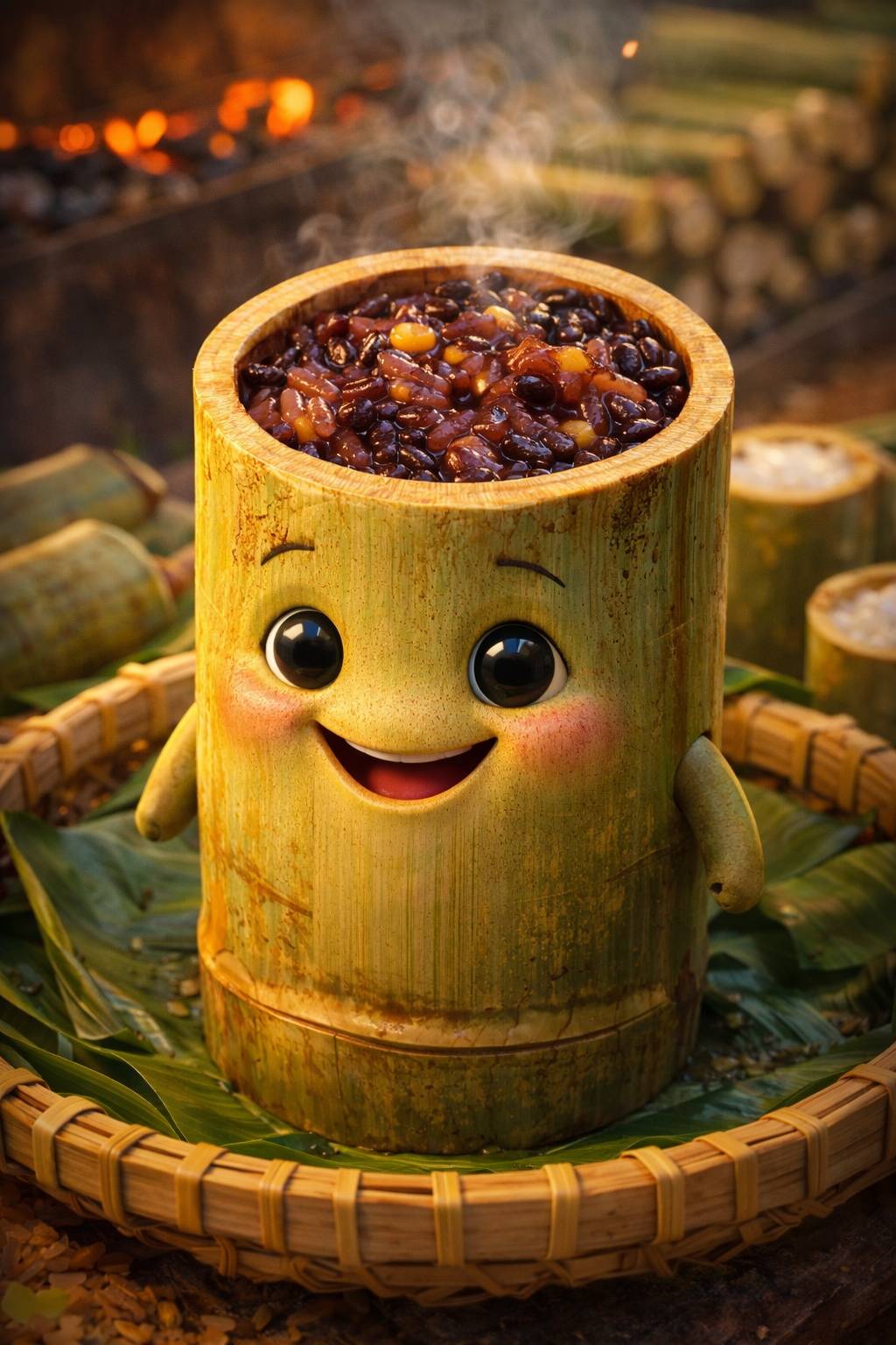 “ข้าวหลาม” ผลิตภัณฑ์ชุมชนตำบลหนองโน อำเภอเมืองสระบุรี จังหวัดสระบุร